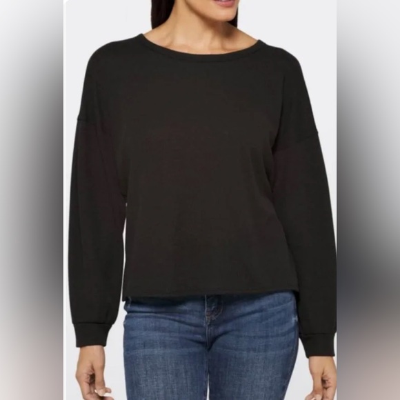 Kaileigh Tops - NEW…StitchFix…Kaileigh Shimmer Sadaf Open Back Long Sleeve Knit Top